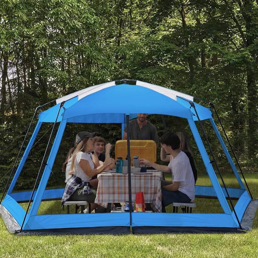 Hyper Venture Screen House 14x14ft Canopy Tent with 5-Sided